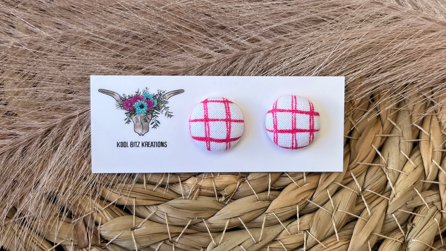 15mm Fabric Button Stud