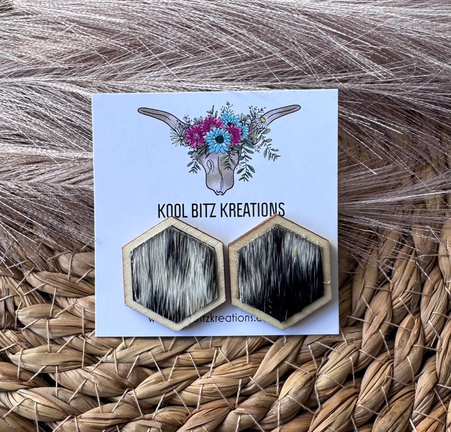 Cowhide Hexagon