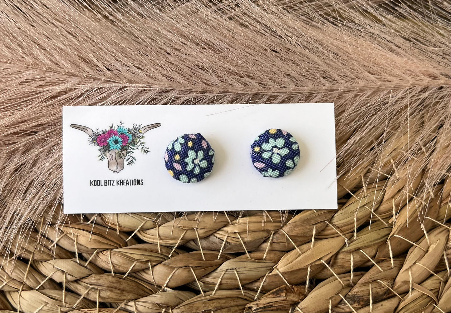 12mm Fabric Button Stud
