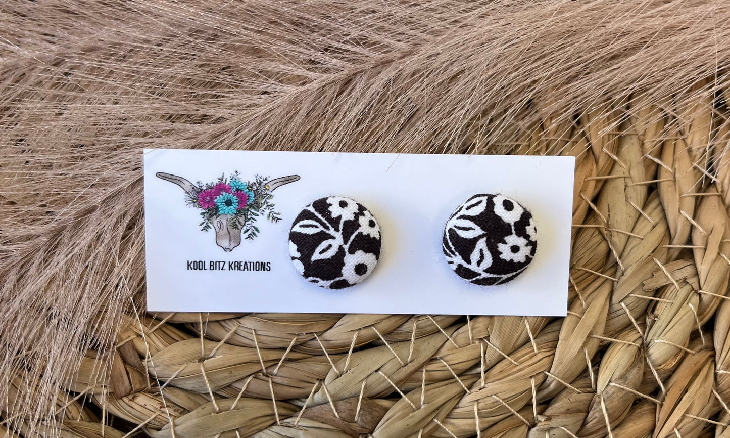 15mm Fabric Button Stud