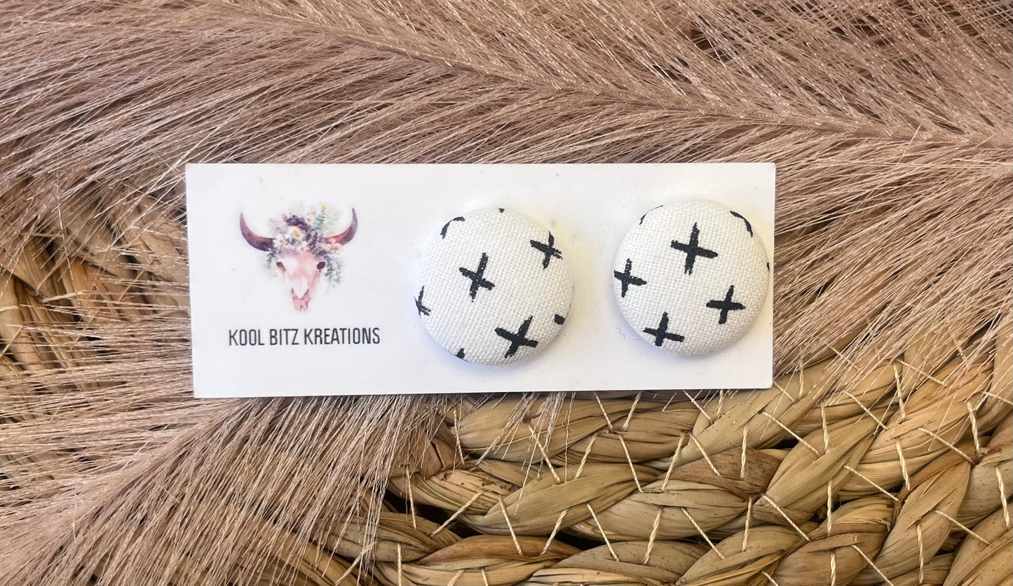 19mm Fabric Button Stud