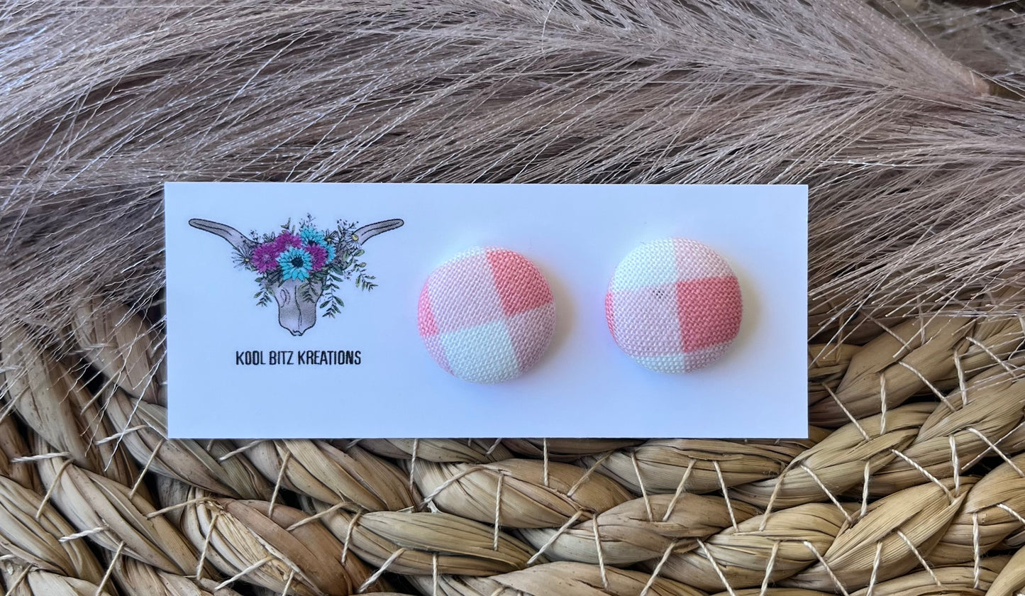 15mm Fabric Button Stud