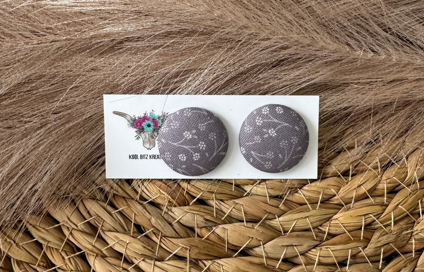 23mm Fabric Button Stud