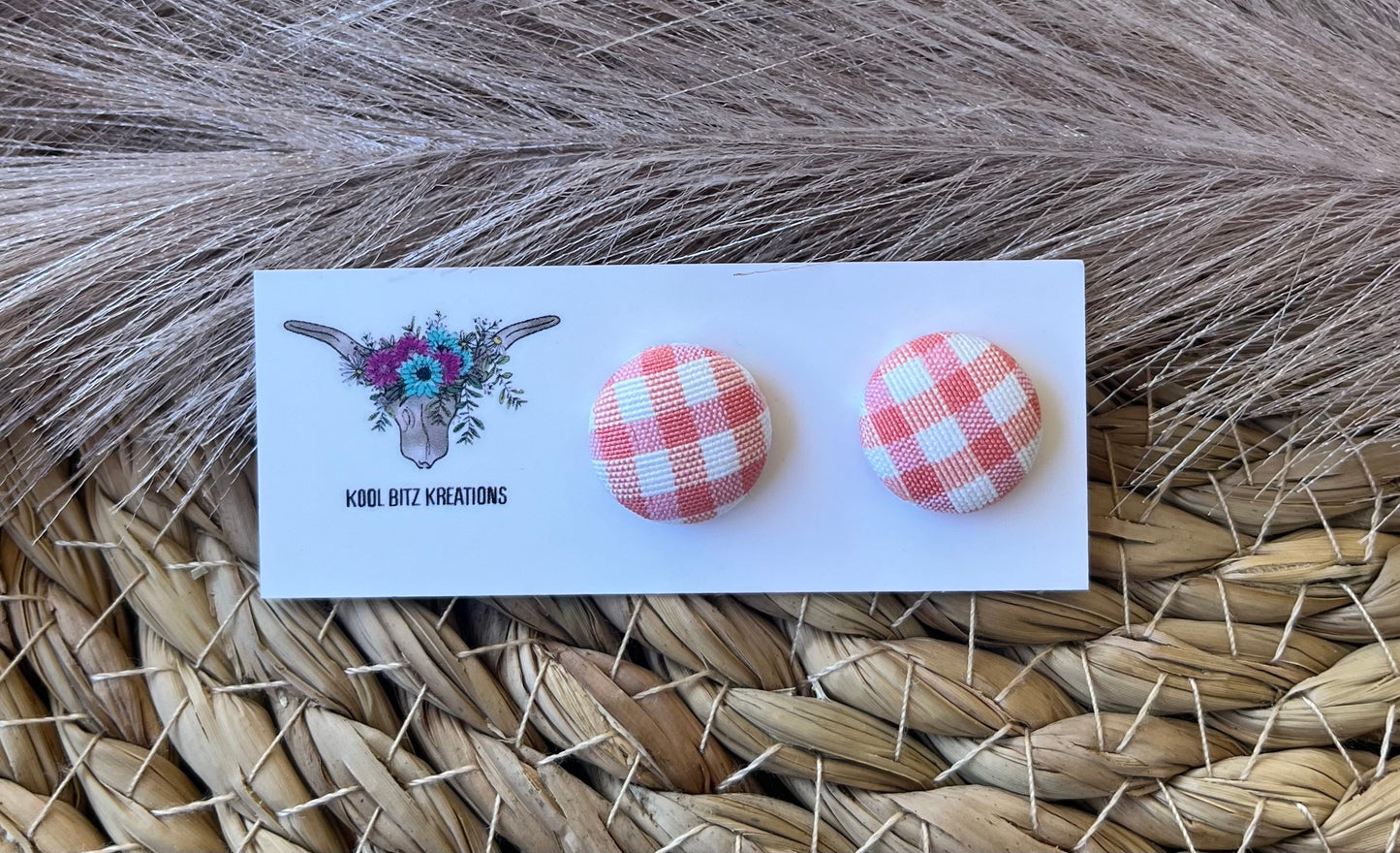 15mm Fabric Button Stud
