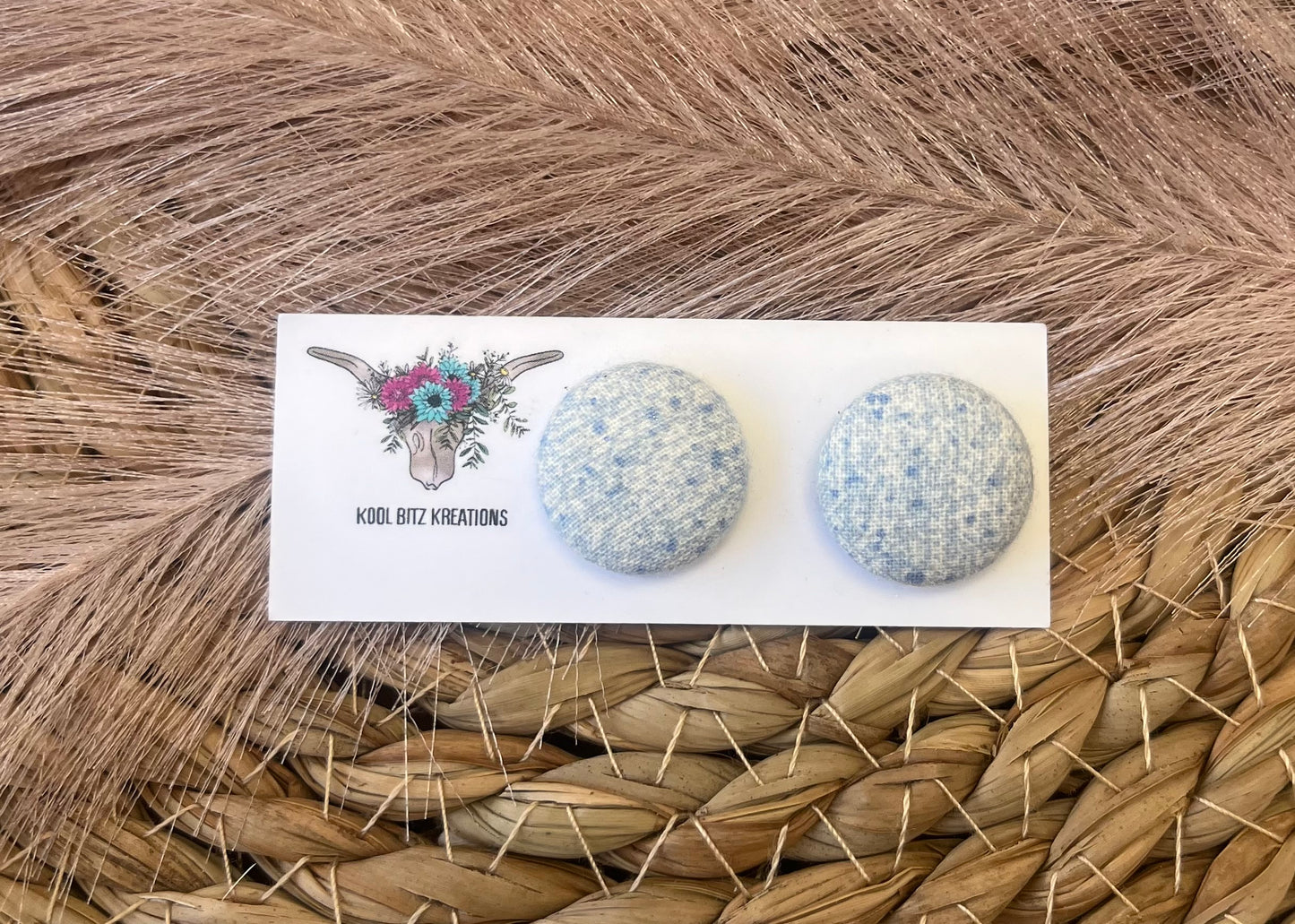 19mm Fabric Button Stud