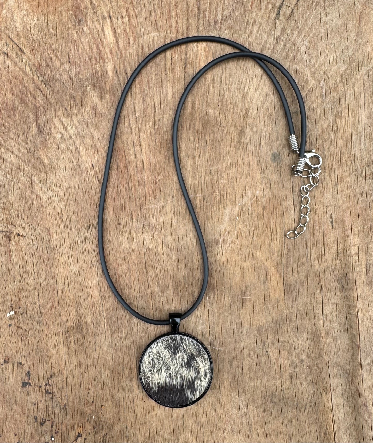 Cowhide Necklace