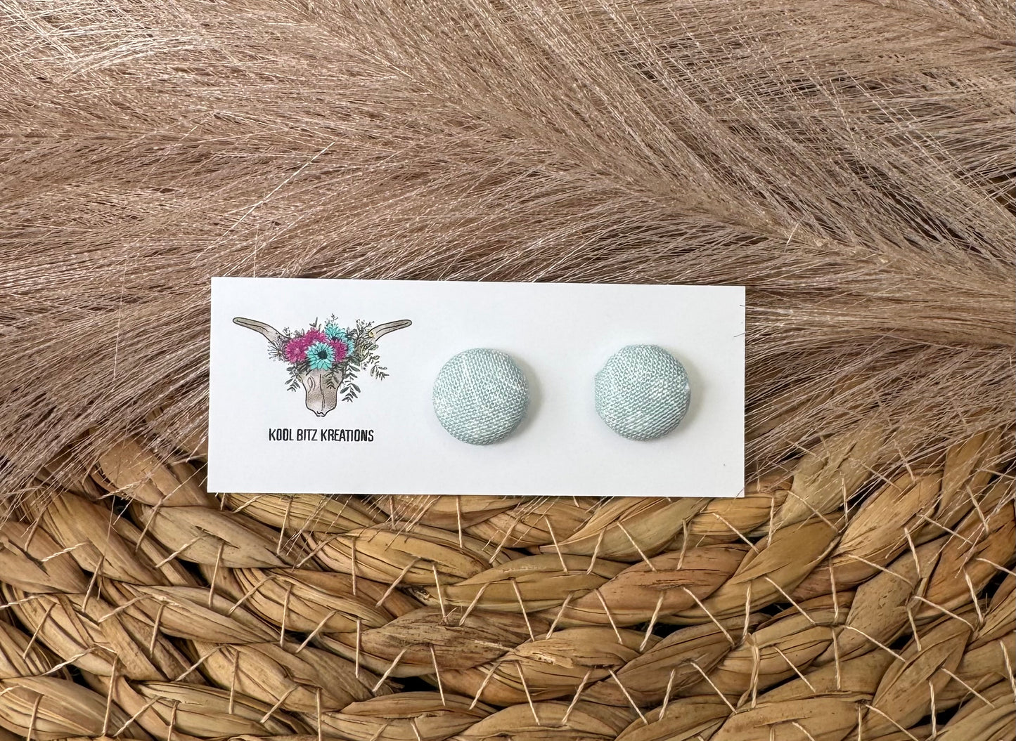 12mm Fabric Button Stud