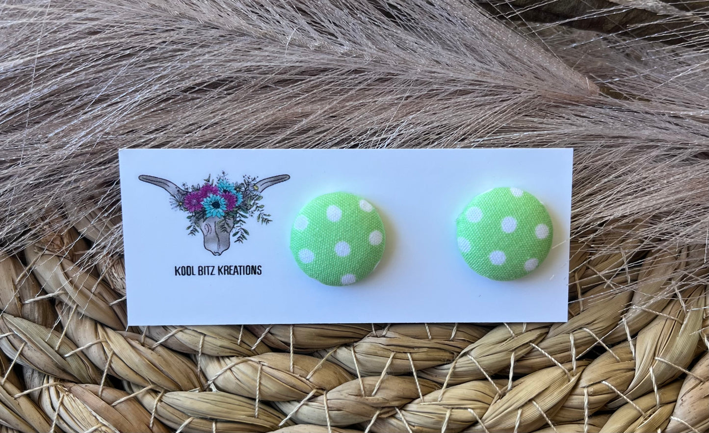 15mm Fabric Button Stud
