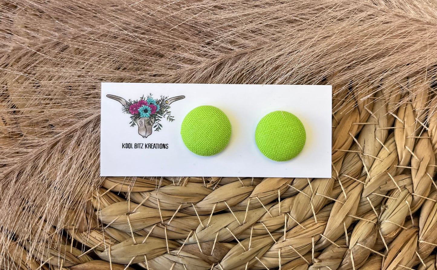 15mm Fabric Button Stud