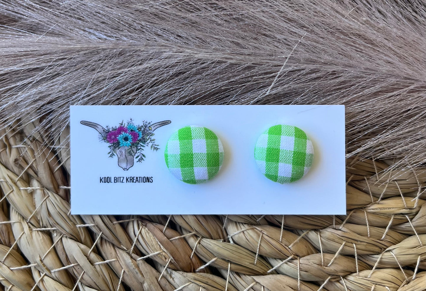 15mm Fabric Button Stud