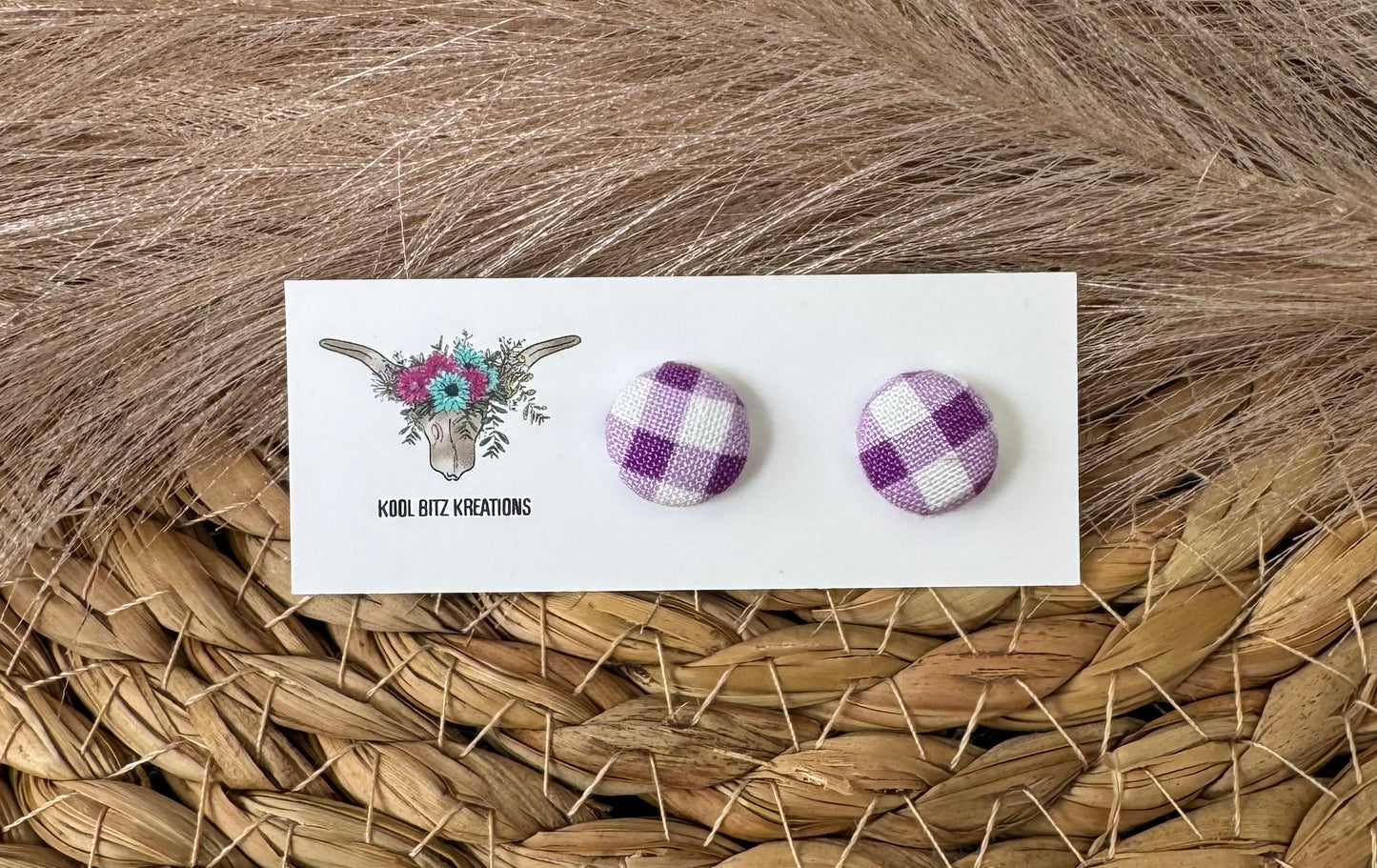 12mm Fabric Button Stud