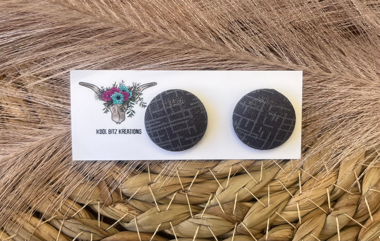 19mm Fabric Button Stud