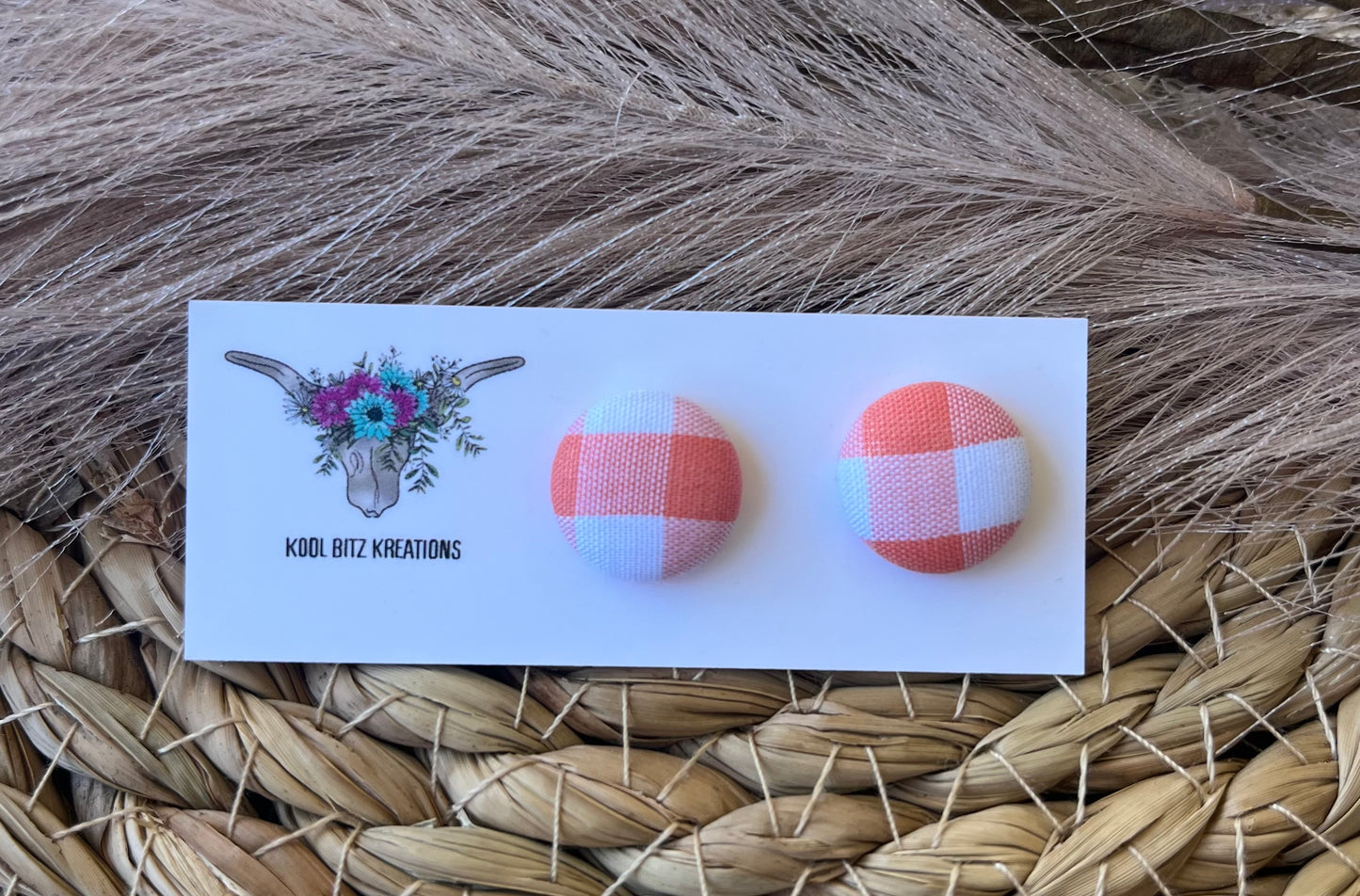 15mm Fabric Button Stud