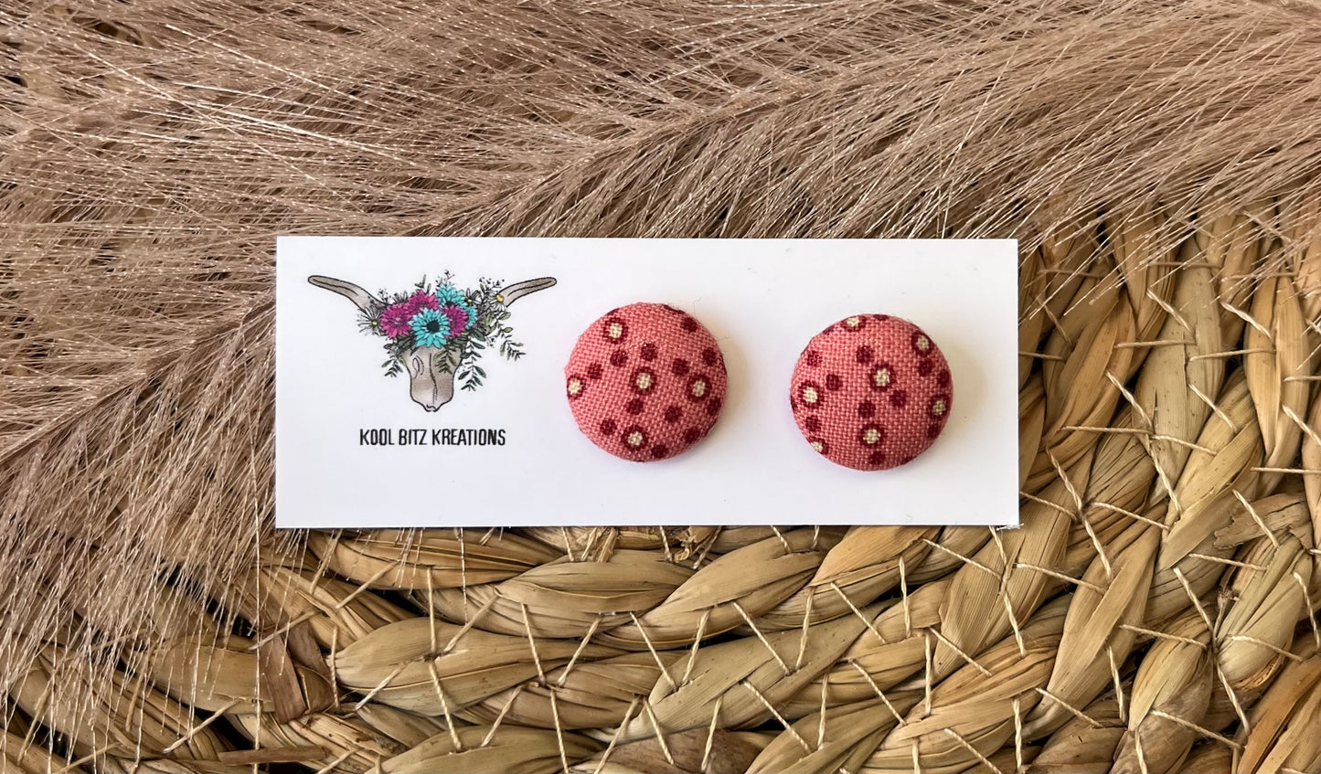 15mm Fabric Button Stud