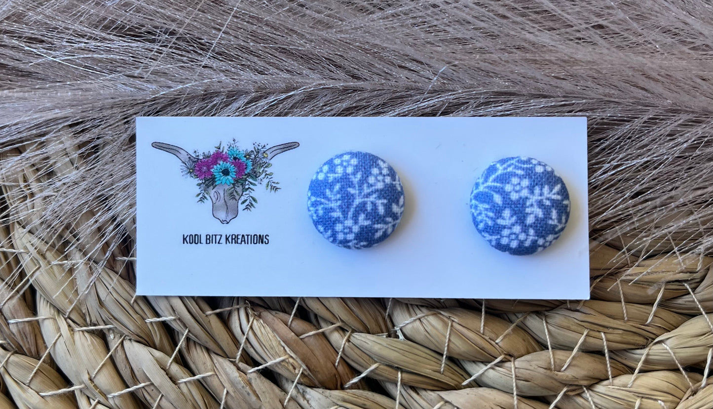 15mm Fabric Button Stud