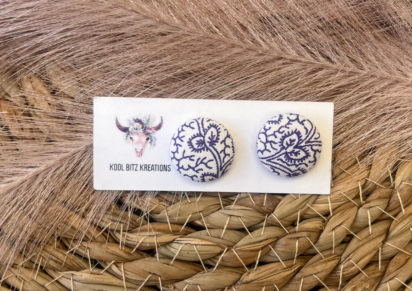 19mm Fabric Button Stud