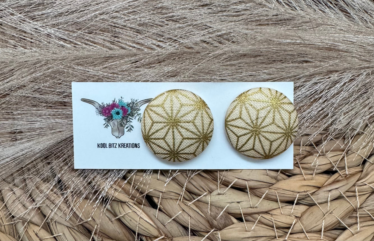 23mm Fabric Button Stud