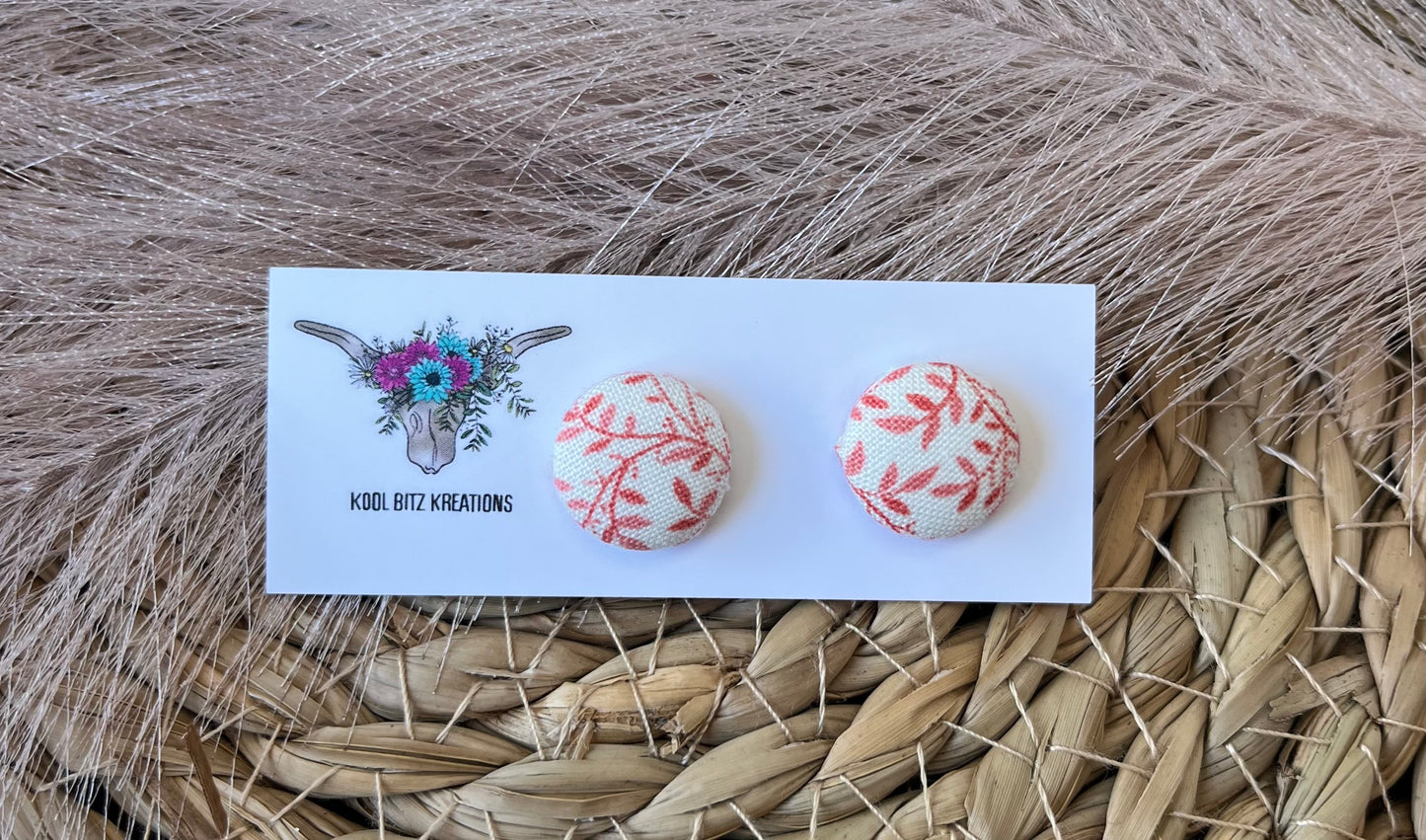 15mm Fabric Button Stud