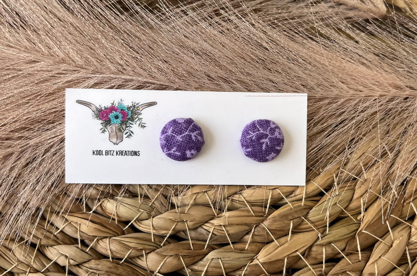 12mm Fabric Button Stud