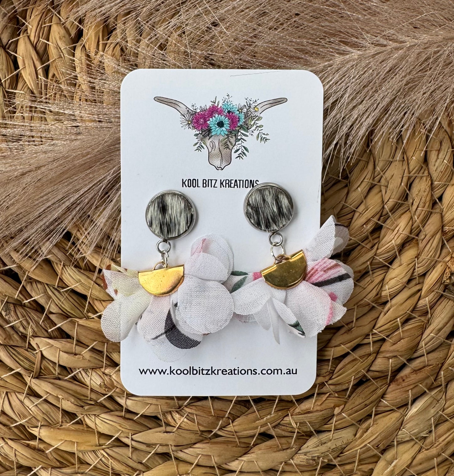 Ruffled Statement Earring