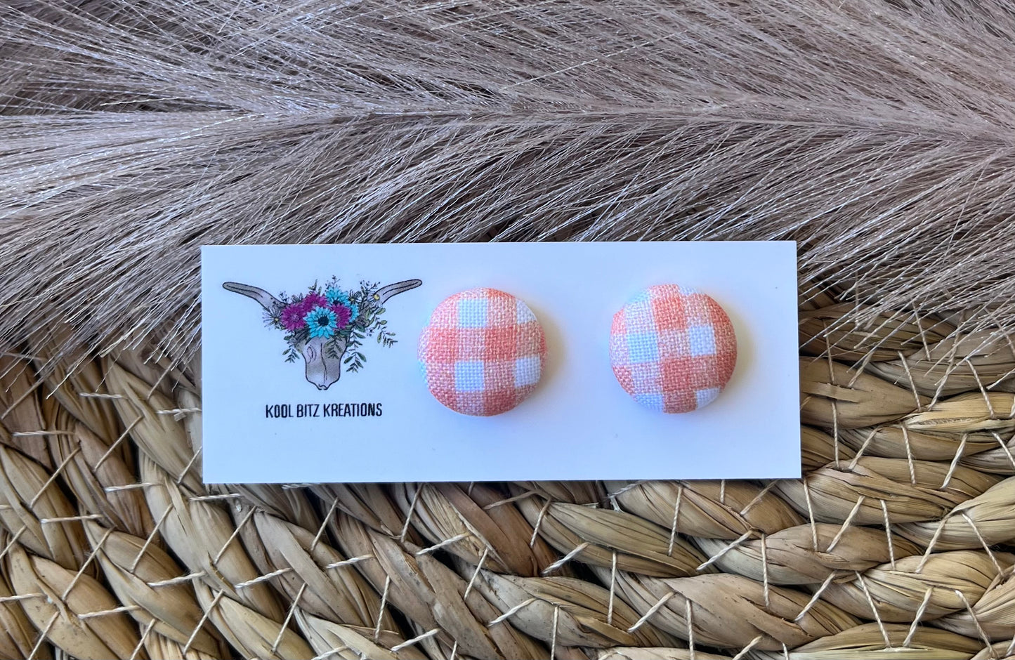 15mm Fabric Button Stud