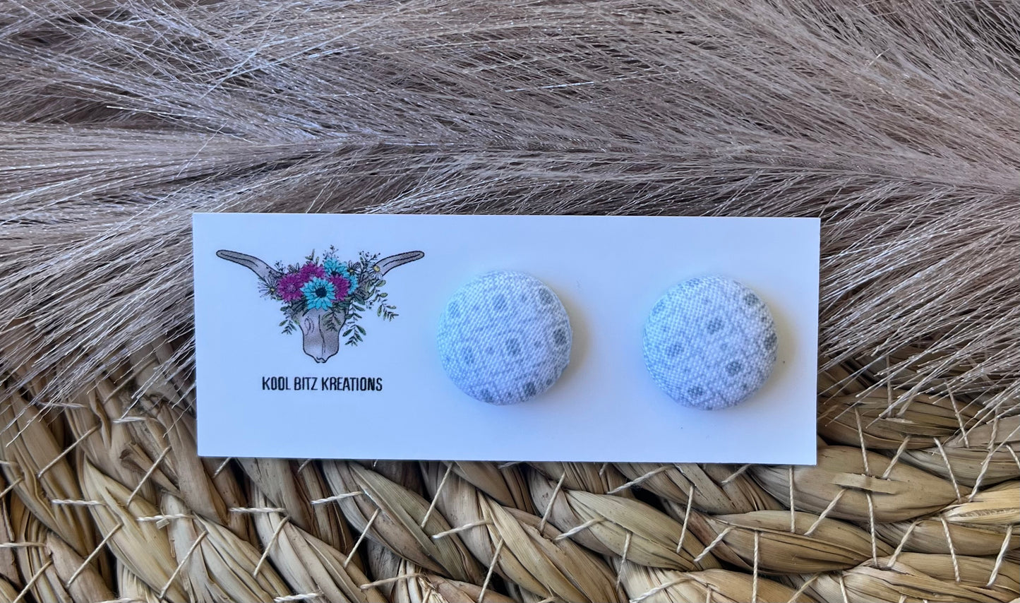 15mm Fabric Button Stud