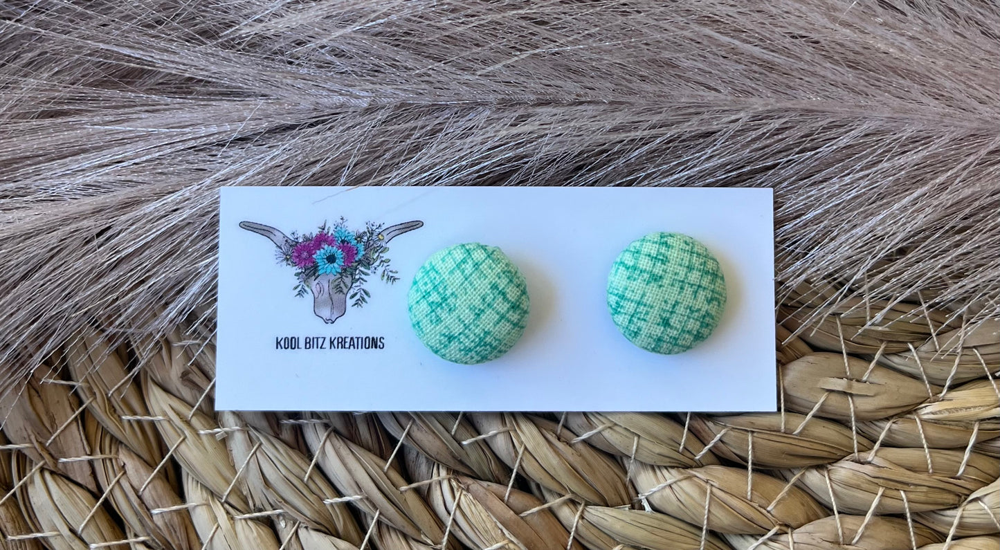 15mm Fabric Button Stud