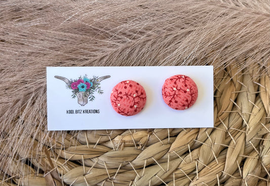 15mm Fabric Button Stud