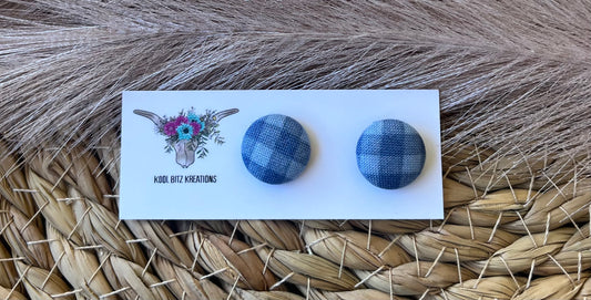 15mm Fabric Button Stud