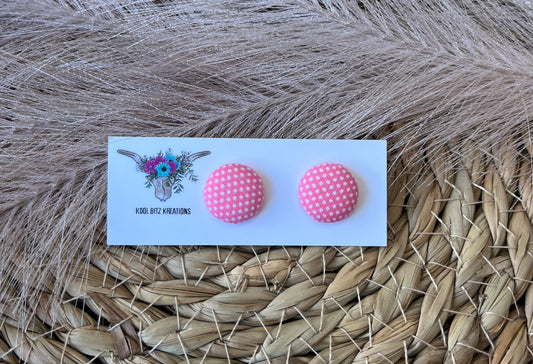 15mm Fabric Button Stud