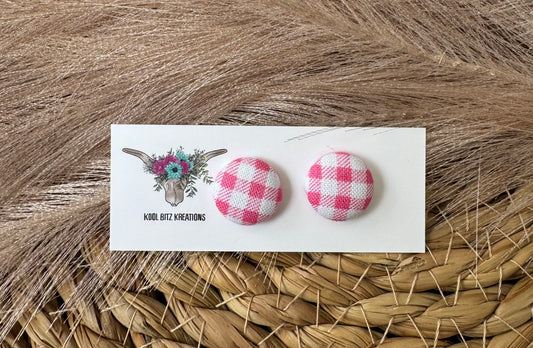 15mm Fabric Button Stud