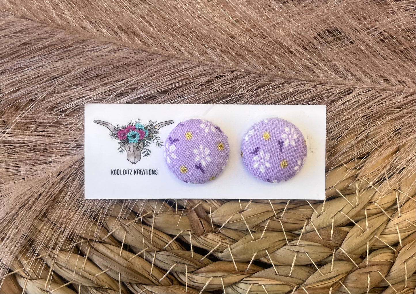 19mm Fabric Button Stud