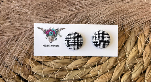15mm Fabric Button Stud