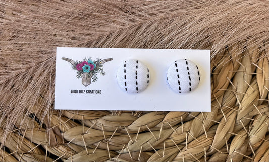 15mm Fabric Button Stud