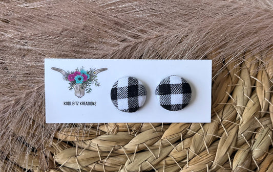 15mm Fabric Button Stud