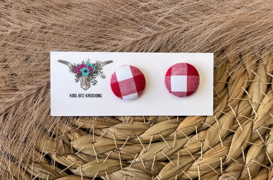 15mm Fabric Button Stud