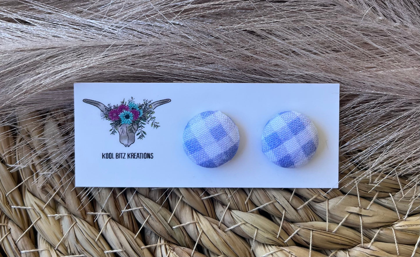 15mm Fabric Button Stud
