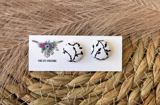 15mm Fabric Button Stud