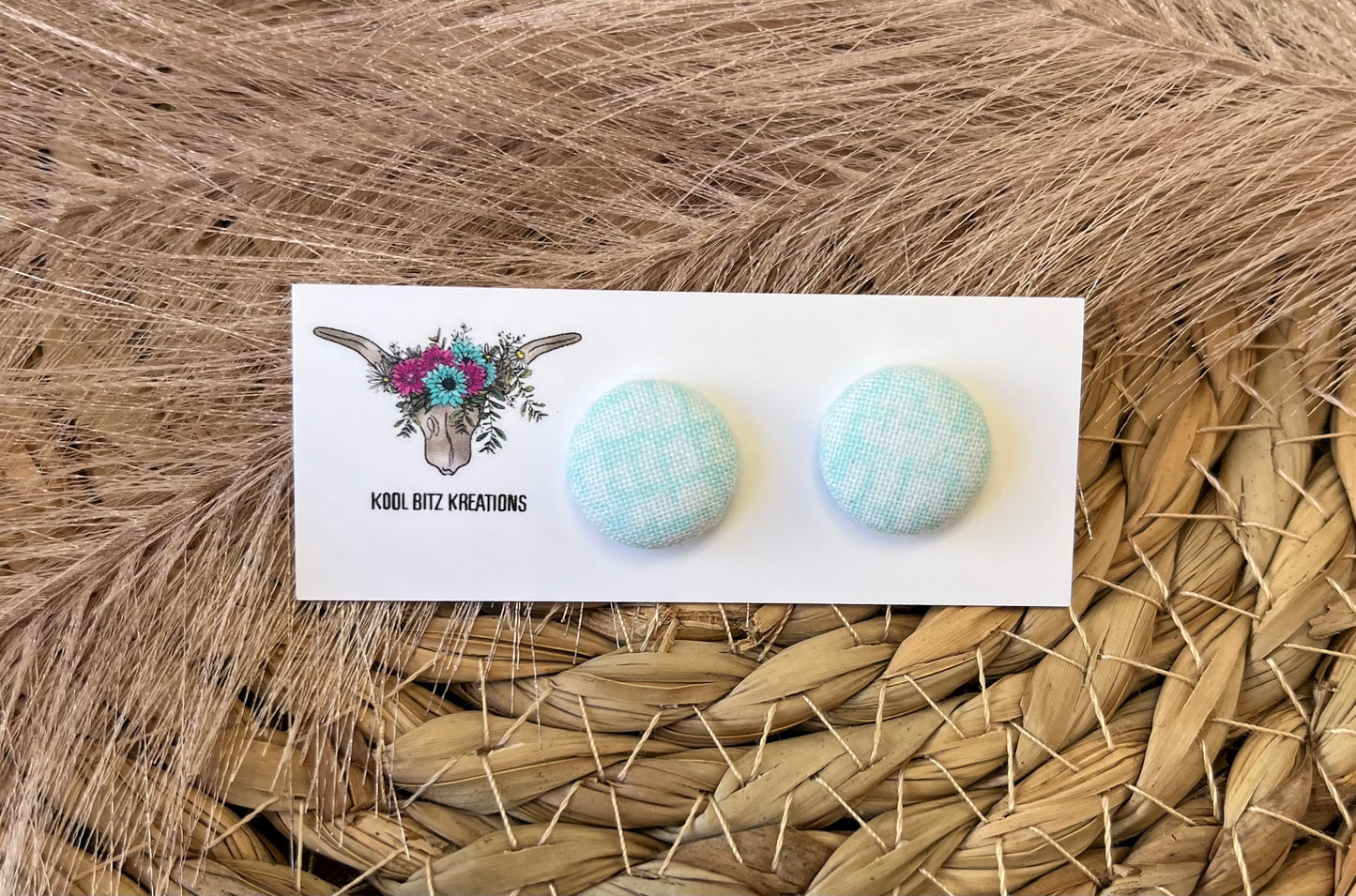 15mm Fabric Button Stud