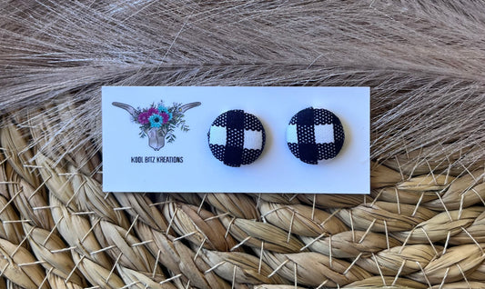 15mm Fabric Button Stud