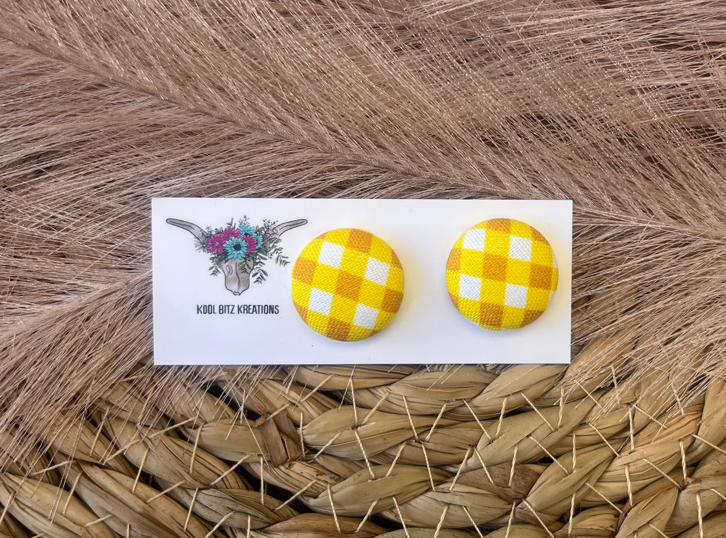 19mm Fabric Button Stud
