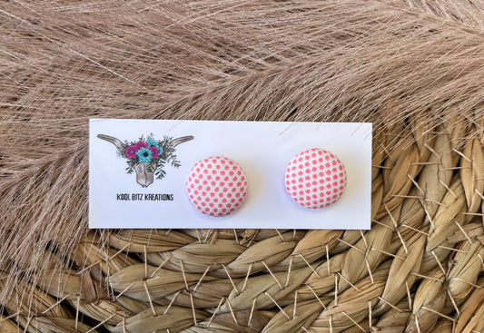 15mm Fabric Button Stud