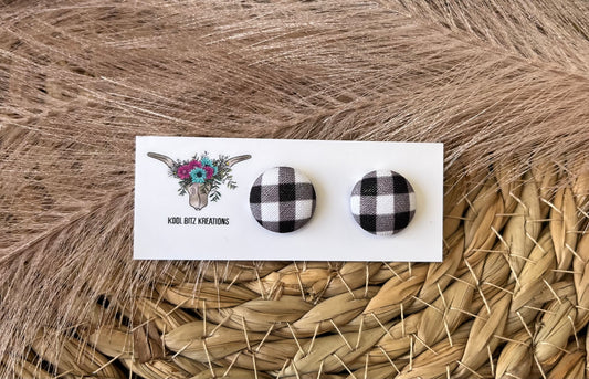 15mm Fabric Button Stud