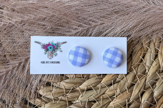 15mm Fabric Button Stud