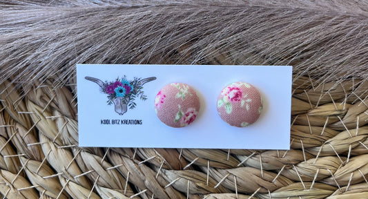 15mm Fabric Button Stud