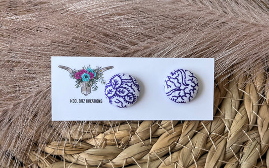 15mm Fabric Button Stud