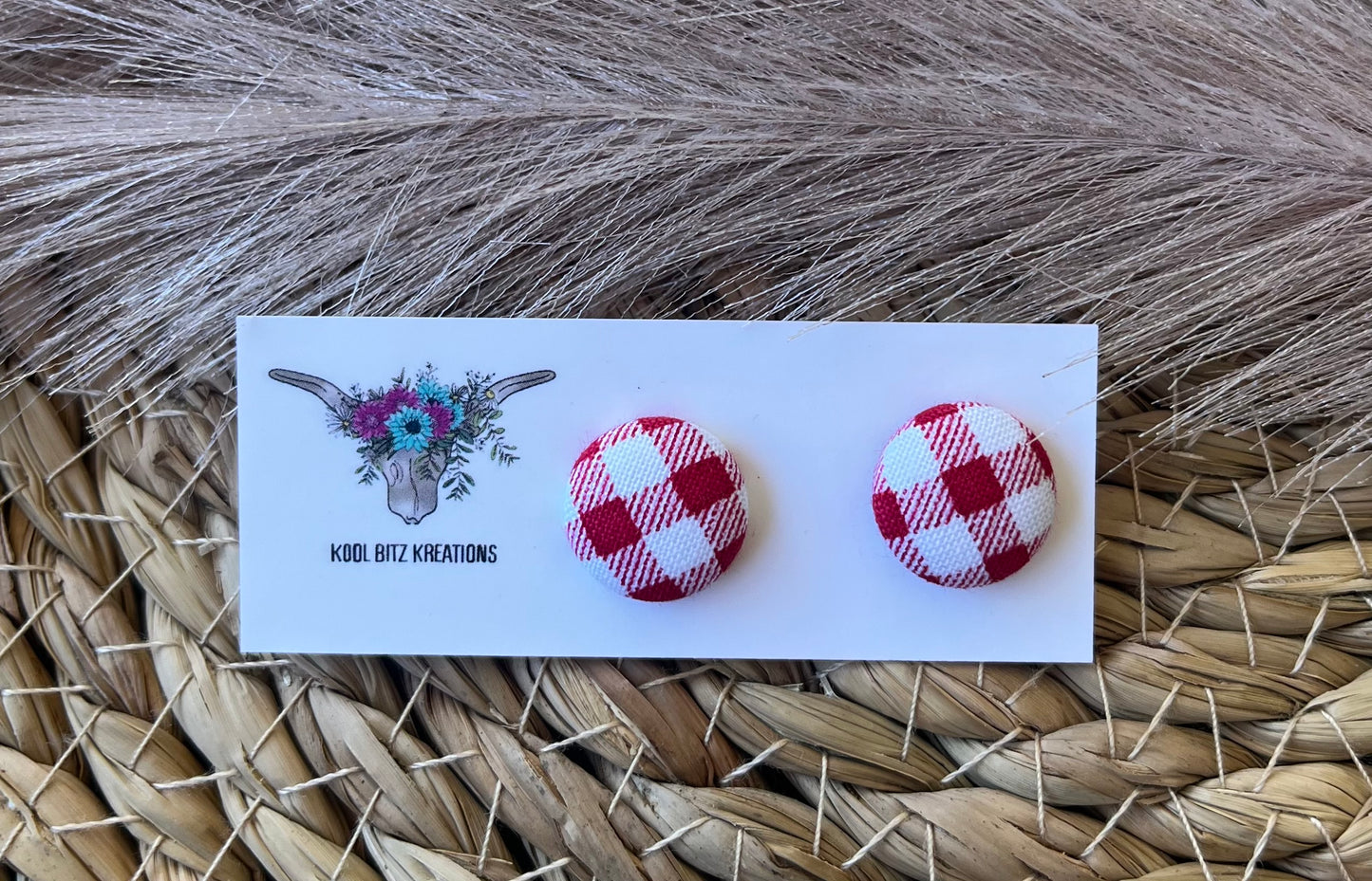 15mm Fabric Button Stud