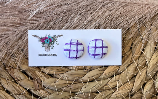 15mm Fabric Button Stud