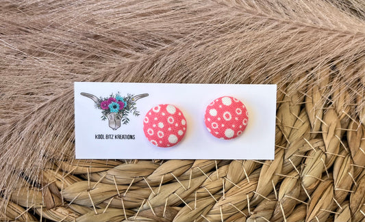 15mm Fabric Button Stud