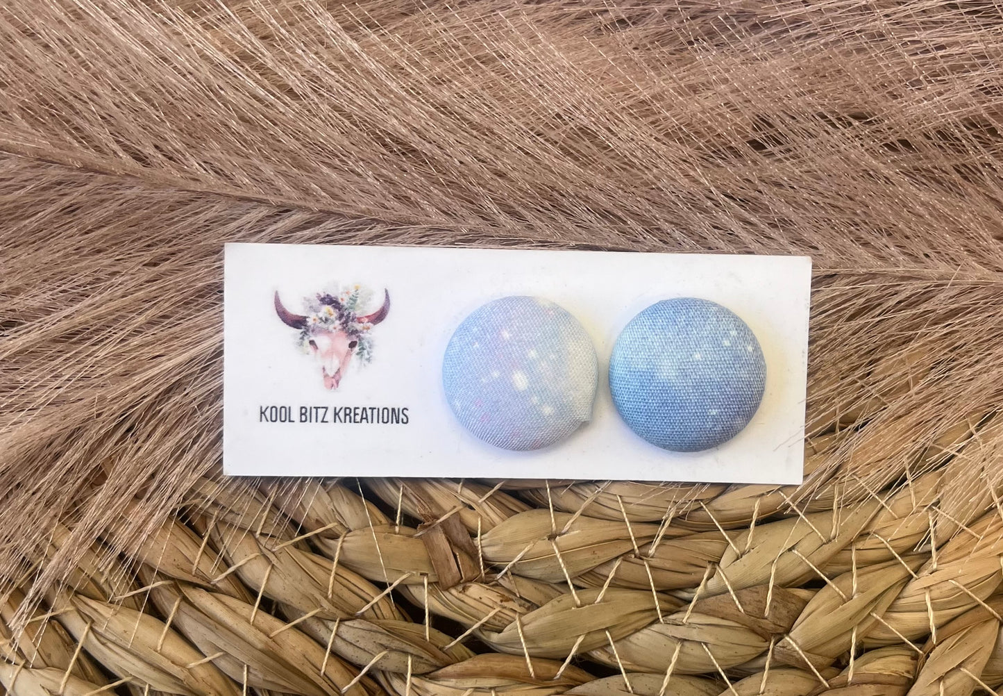 19mm Fabric Button Stud